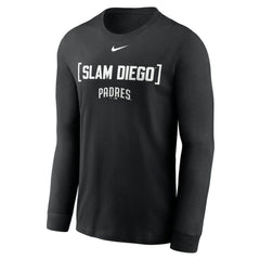 San Diego Padres Local Nickname Long Sleeve T-Shirt - Black | Nike