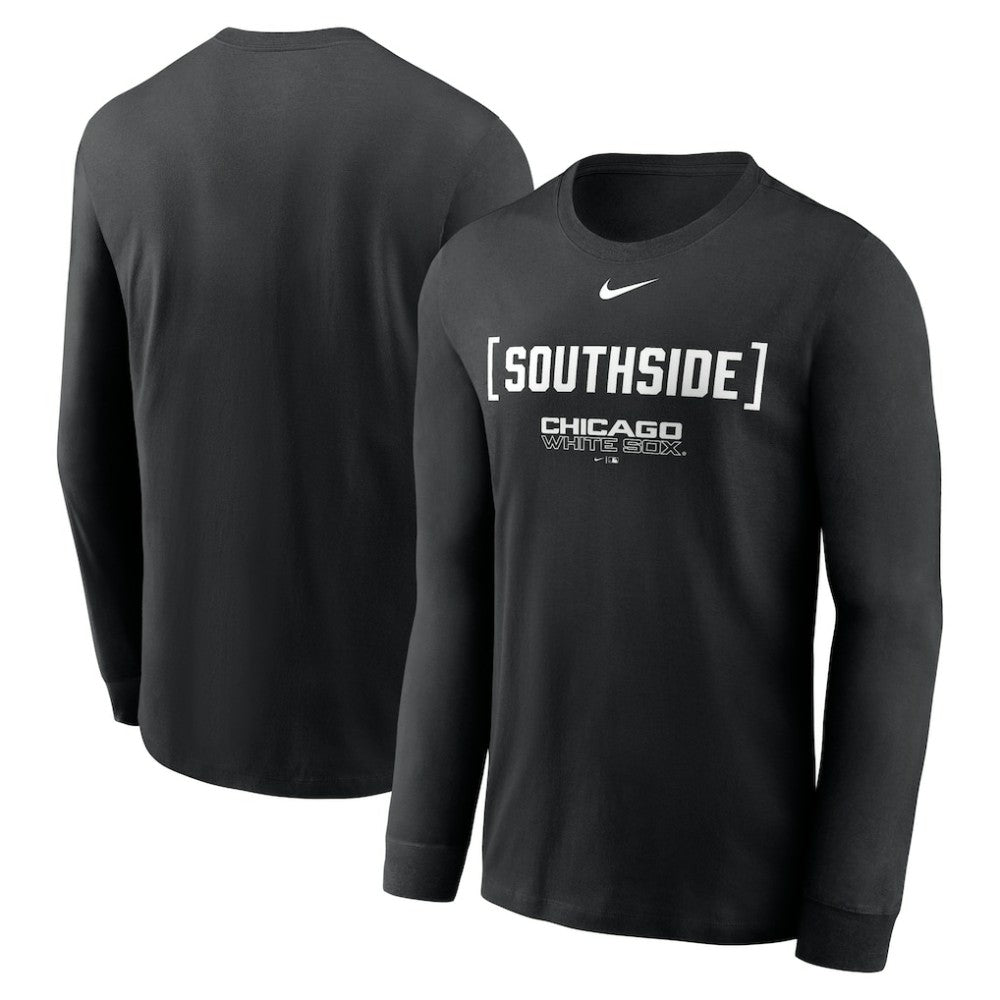 Chicago White Sox Local Nickname Long Sleeve T-Shirt - Black | Nike