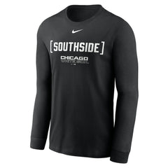 Chicago White Sox Local Nickname Long Sleeve T-Shirt - Black | Nike