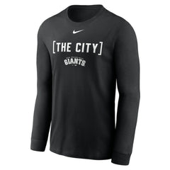 San Francisco Giants Local Nickname Long Sleeve T-Shirt - Black | Nike