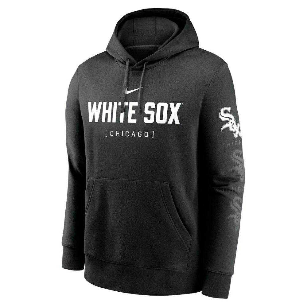 Chicago White Sox Fashion Club Pullover Hoodie - Black | Nike