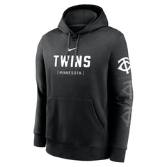 Minnesota Twins Fashion Club Pullover Hoodie - Black | Nike