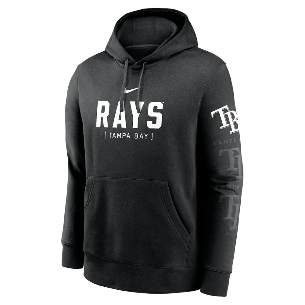 Tampa Bay Rays Fashion Club Pullover Hoodie - Black | Nike