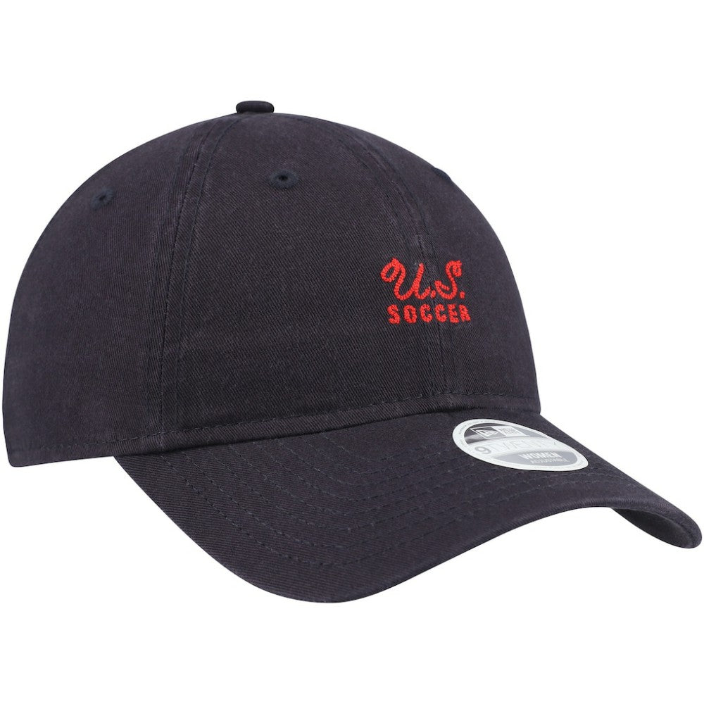 USWNT New Era Women's Throwback 9TWENTY Adjustable Hat - Navy | New Era on sale