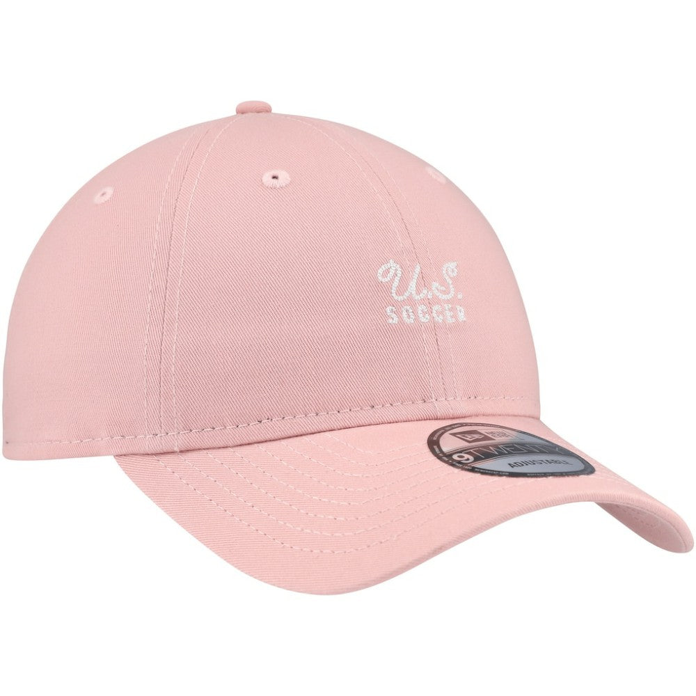 USMNT New Era Women's Throwback 9TWENTY Adjustable Hat - Pink | New Era online