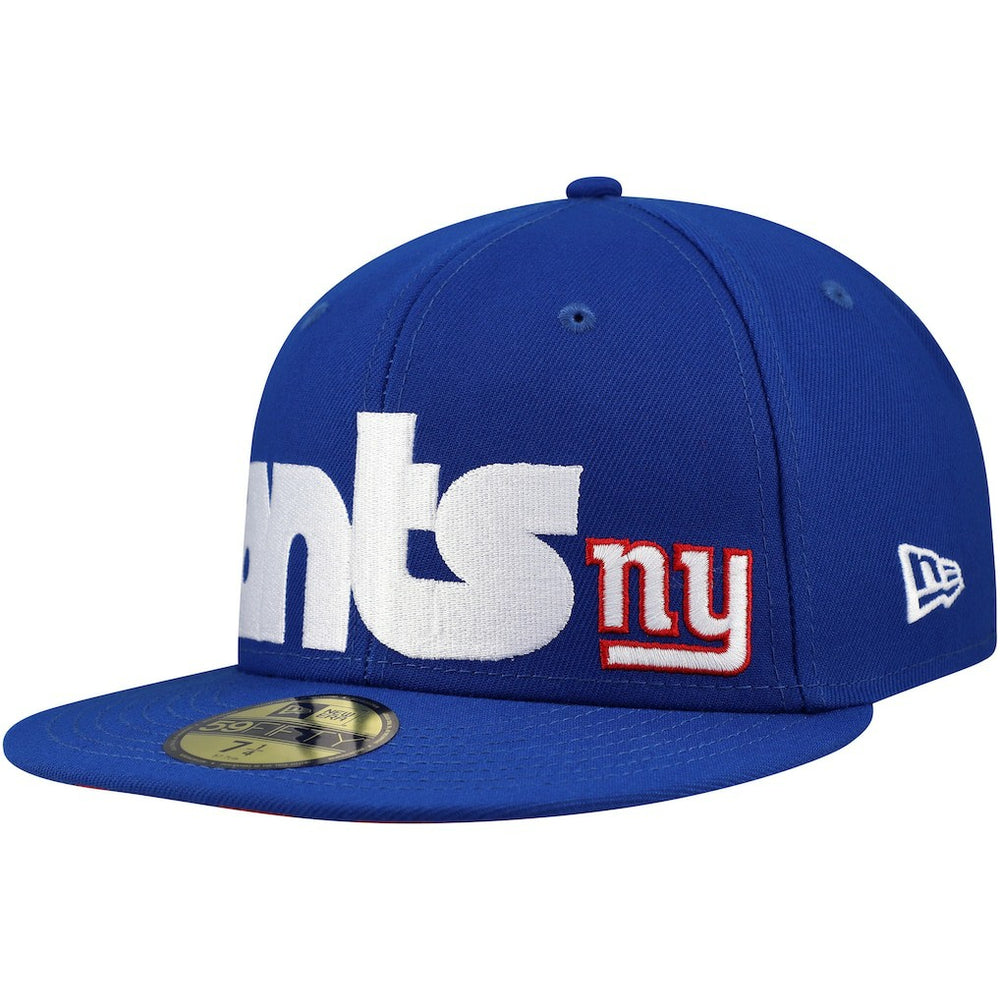 New York Giants New Era Checkered Undervisor 59FIFTY Fitted Hat - Royal for sale