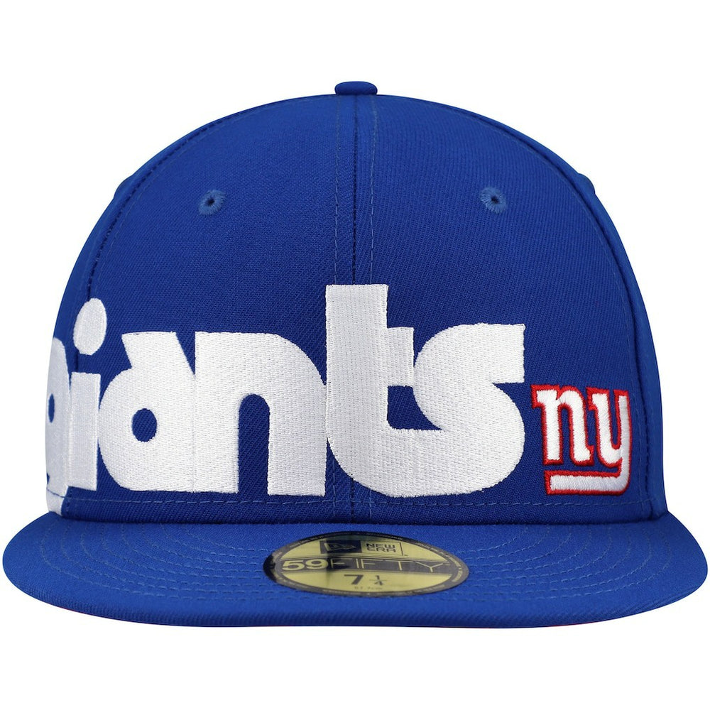 New York Giants New Era Checkered Undervisor 59FIFTY Fitted Hat - Royal for sale