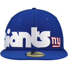 New York Giants New Era Checkered Undervisor 59FIFTY Fitted Hat - Royal for sale