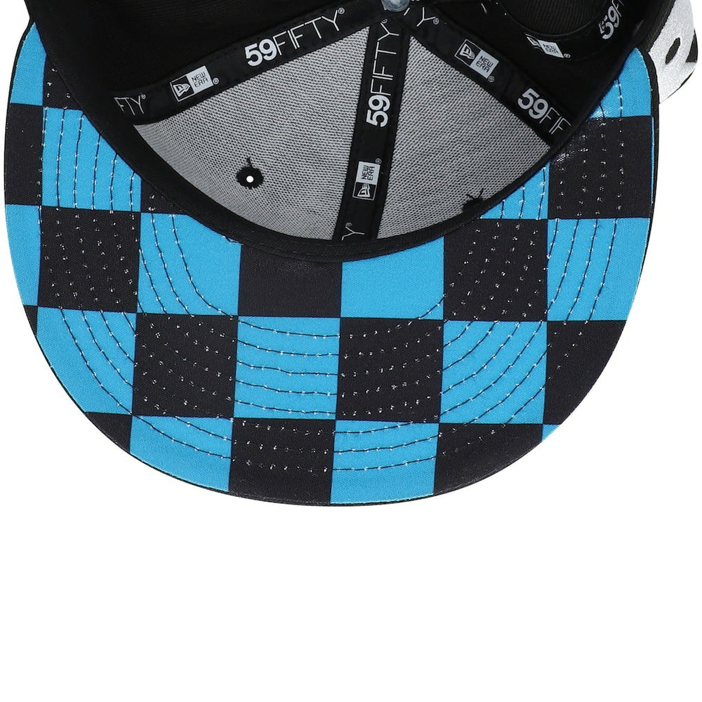 Jacksonville Jaguars New Era Checkered Undervisor 59FIFTY Fitted Hat - Black for sale