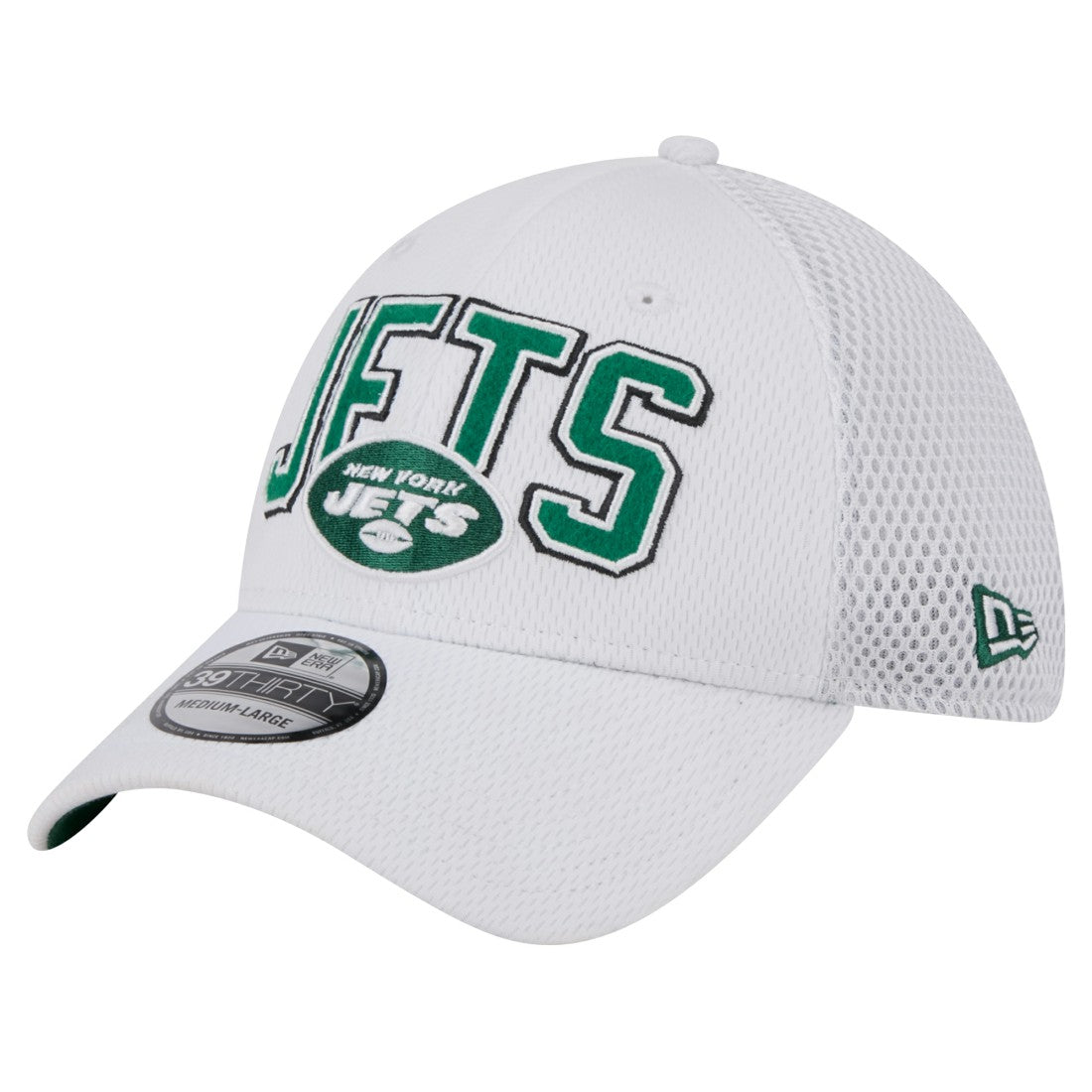 New York Jets New Era Breakers 39THIRTY Flex Hat - White outlet