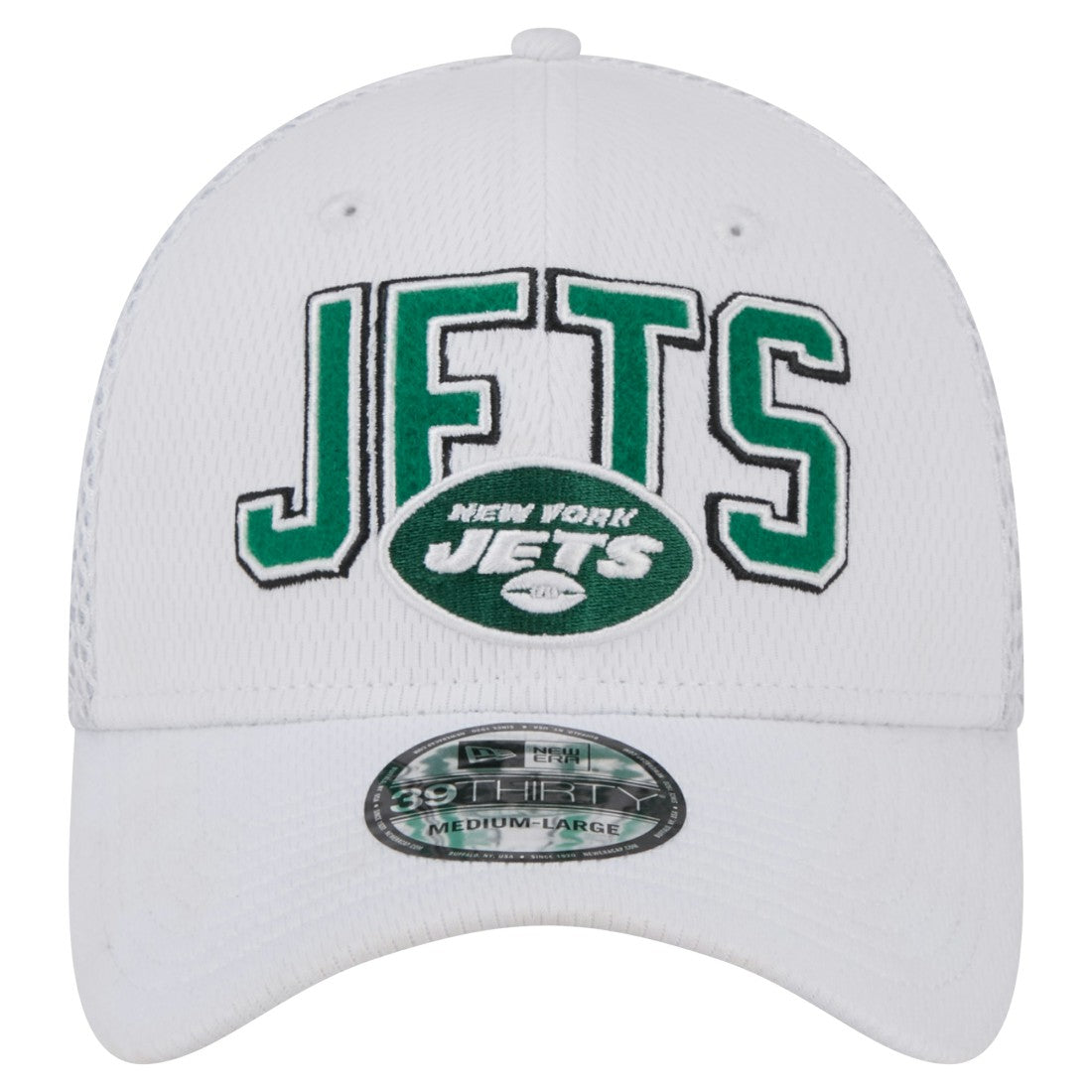 New York Jets New Era Breakers 39THIRTY Flex Hat - White outlet
