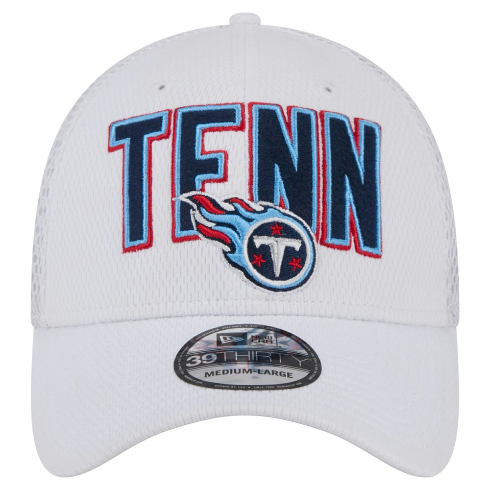 Tennessee Titans New Era Breakers 39THIRTY Flex Hat - White on sale