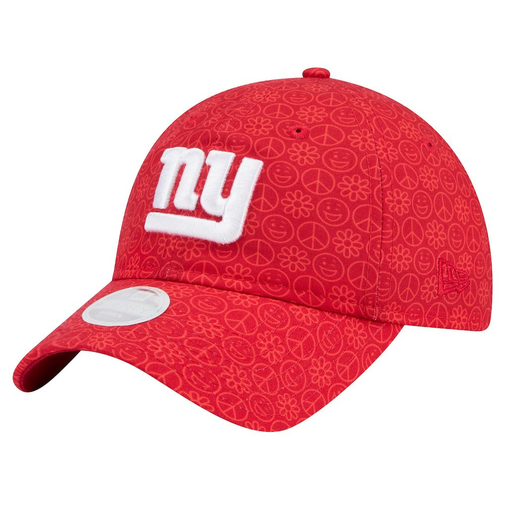 New York Giants New Era Women's Smiley 9TWENTY Adjustable Hat - Red discount