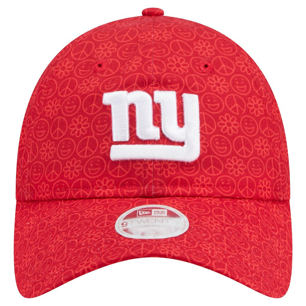 New York Giants New Era Women's Smiley 9TWENTY Adjustable Hat - Red discount