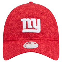 New York Giants New Era Women's Smiley 9TWENTY Adjustable Hat - Red discount