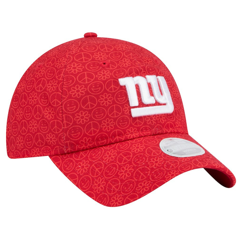 New York Giants New Era Women's Smiley 9TWENTY Adjustable Hat - Red discount