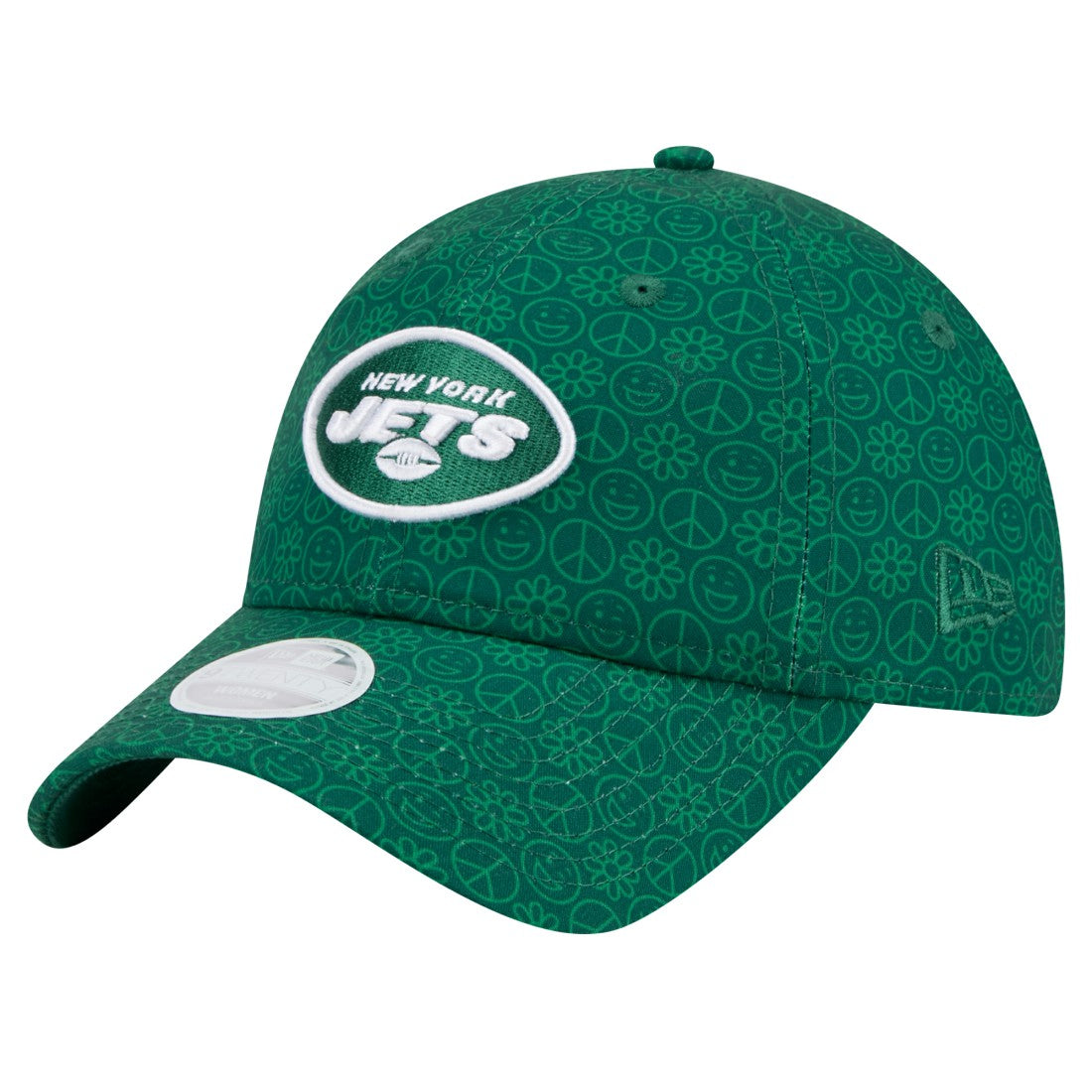 New York Jets New Era Women's Smiley 9TWENTY Adjustable Hat - Green on sale