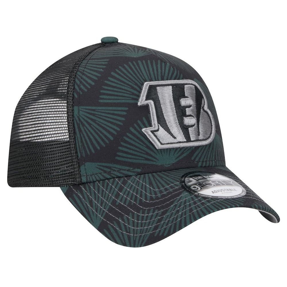 Cincinnati Bengals New Era Agave Trucker 9FORTY Adjustable Hat - Black outlet