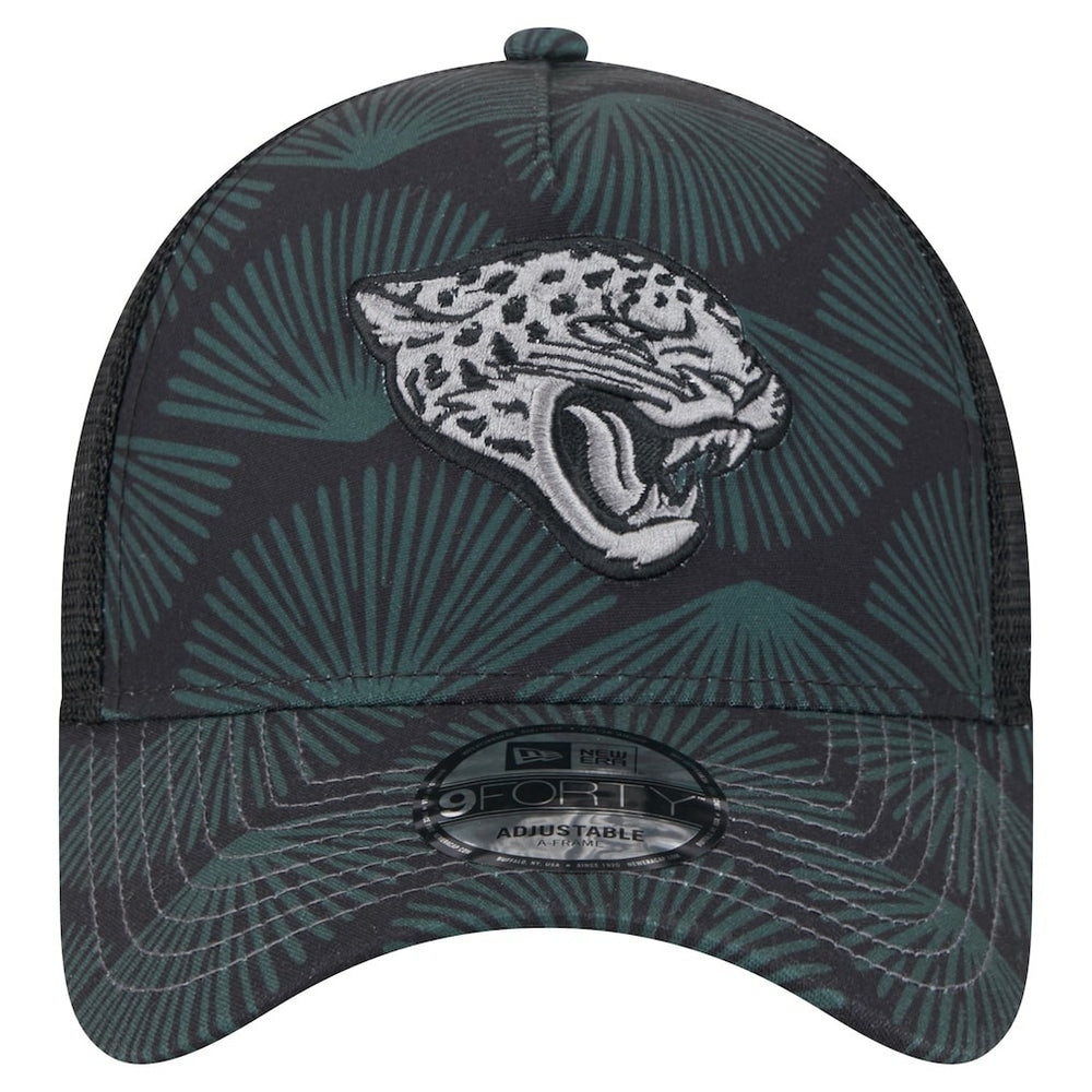 Jacksonville Jaguars New Era Agave Trucker 9FORTY Adjustable Hat - Black discount