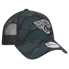 Jacksonville Jaguars New Era Agave Trucker 9FORTY Adjustable Hat - Black discount