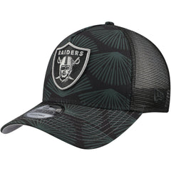 Las Vegas Raiders New Era Agave Trucker 9FORTY Adjustable Hat - Black discount