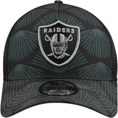 Las Vegas Raiders New Era Agave Trucker 9FORTY Adjustable Hat - Black discount