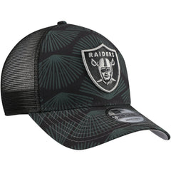 Las Vegas Raiders New Era Agave Trucker 9FORTY Adjustable Hat - Black discount