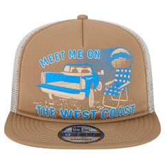 Los Angeles Chargers New Era Meet Me 9FIFTY Snapback Hat - Tan outlet