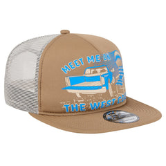 Los Angeles Chargers New Era Meet Me 9FIFTY Snapback Hat - Tan outlet