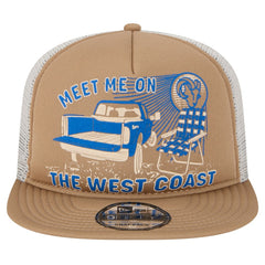 Los Angeles Rams New Era Meet Me 9FIFTY Snapback Hat - Tan online