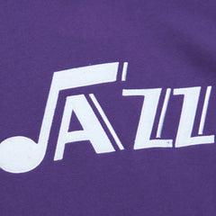 Utah Jazz Hardwood Classics Nights Raglan Pullover Hoodie - Purple | Mitchell & Ness outlet