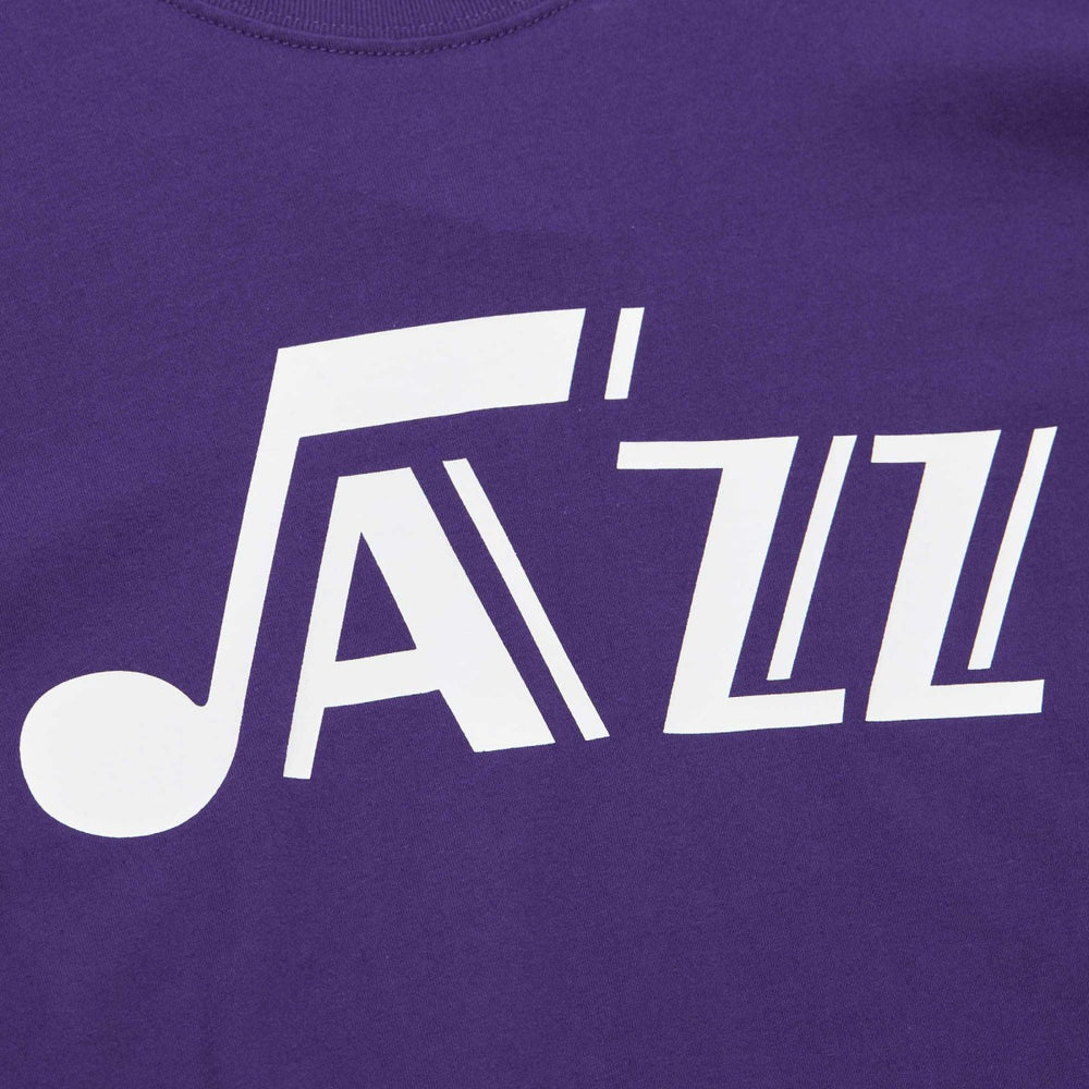 Utah Jazz Hardwood Classics Nights Premium T-Shirt - Purple | Mitchell & Ness discount