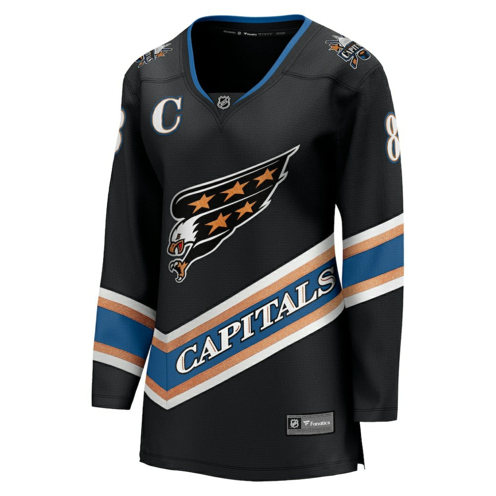 Alexander Ovechkin Washington Capitals Fanatics Women's 50th Anniversary Breakaway Jersey Black