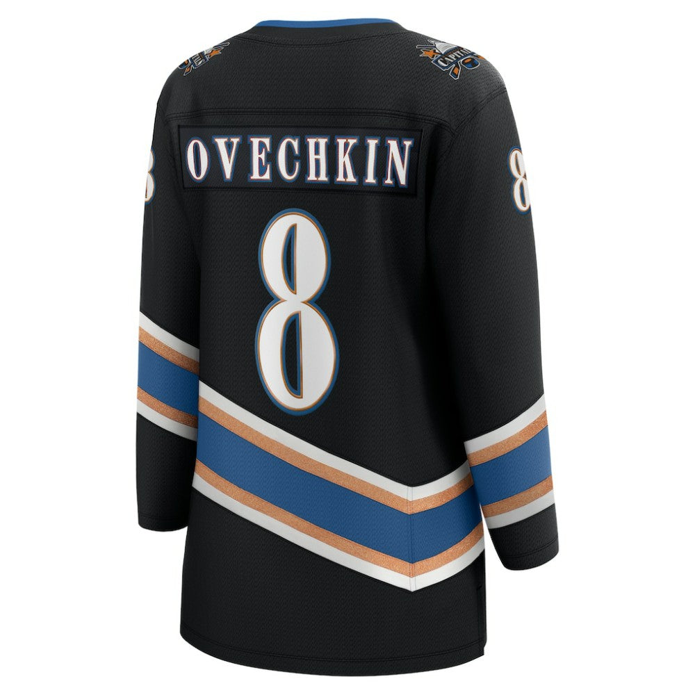 Alexander Ovechkin Washington Capitals Fanatics Women's 50th Anniversary Breakaway Jersey Black
