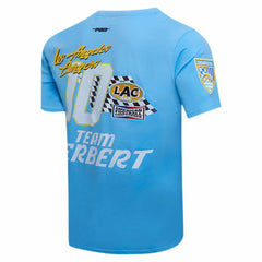 Justin Herbert Los Angeles Chargers Pro Standard Fast Lane Name & Number Player T-Shirt - Powder Blue for sale