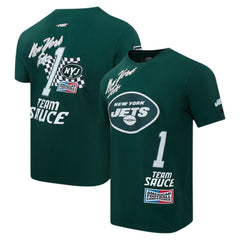 Ahmad Sauce Gardner New York Jets Pro Standard Fast Lane Name & Number Player T-Shirt - Green on sale