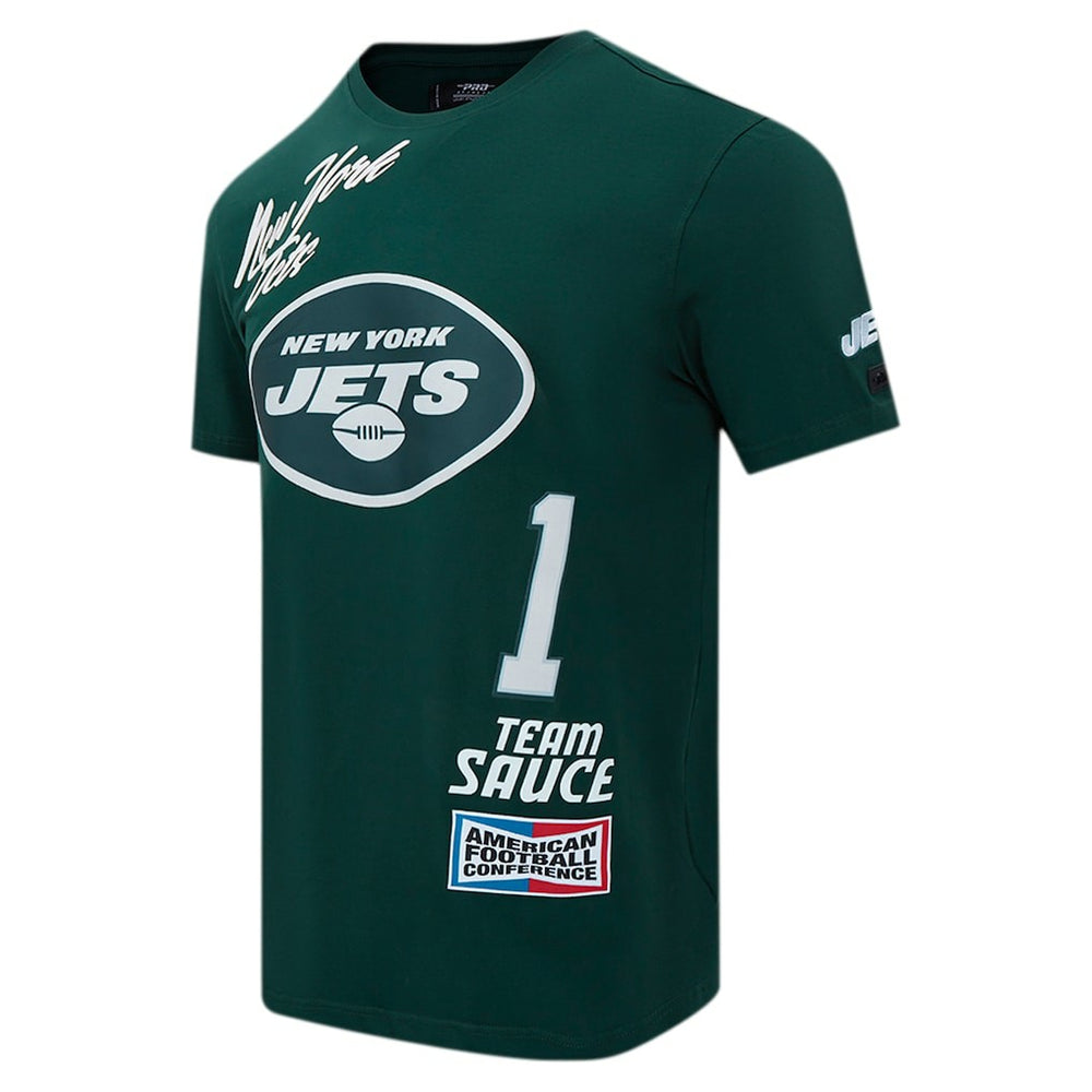 Ahmad Sauce Gardner New York Jets Pro Standard Fast Lane Name & Number Player T-Shirt - Green on sale