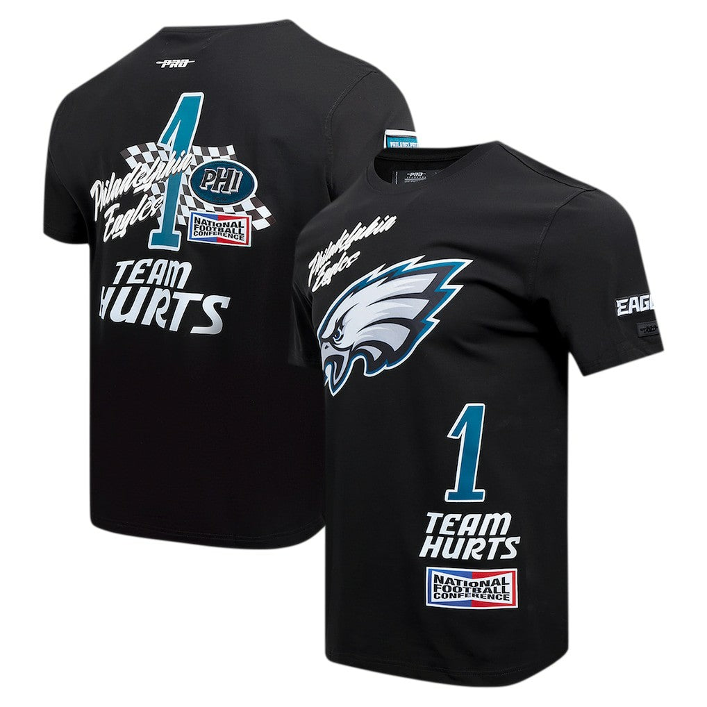 Jalen Hurts Philadelphia Eagles Pro Standard Fast Lane Name & Number Player T-Shirt - Black online