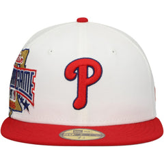 Philadelphia Phillies Major Sidepatch 59FIFTY Fitted Hat - White/Red | New Era