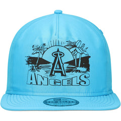 Los Angeles Angels Neon Golfer Snapback Hat - Blue | New Era