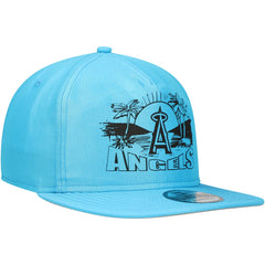 Los Angeles Angels Neon Golfer Snapback Hat - Blue | New Era