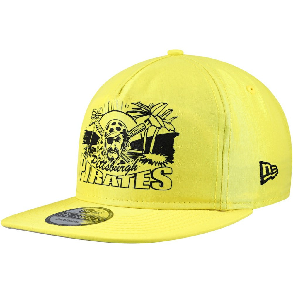 Pittsburgh Pirates Neon Golfer Snapback Hat - Yellow | New Era