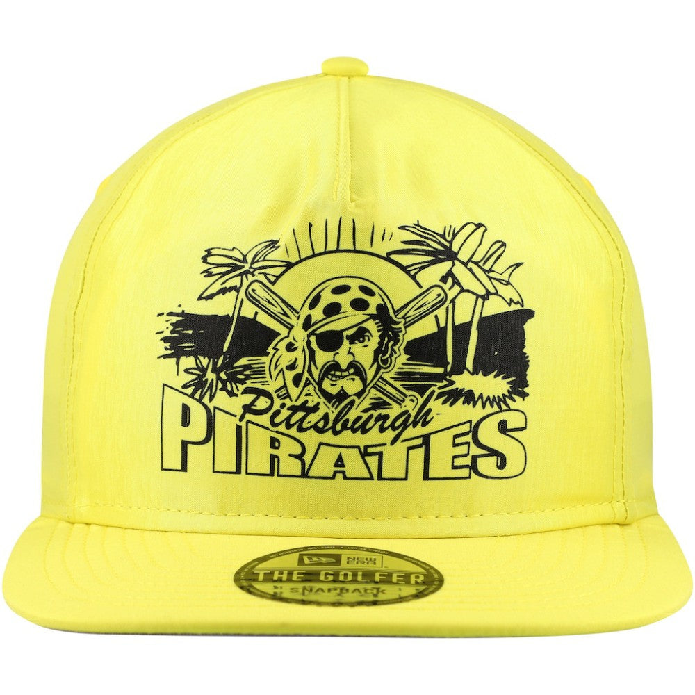 Pittsburgh Pirates Neon Golfer Snapback Hat - Yellow | New Era