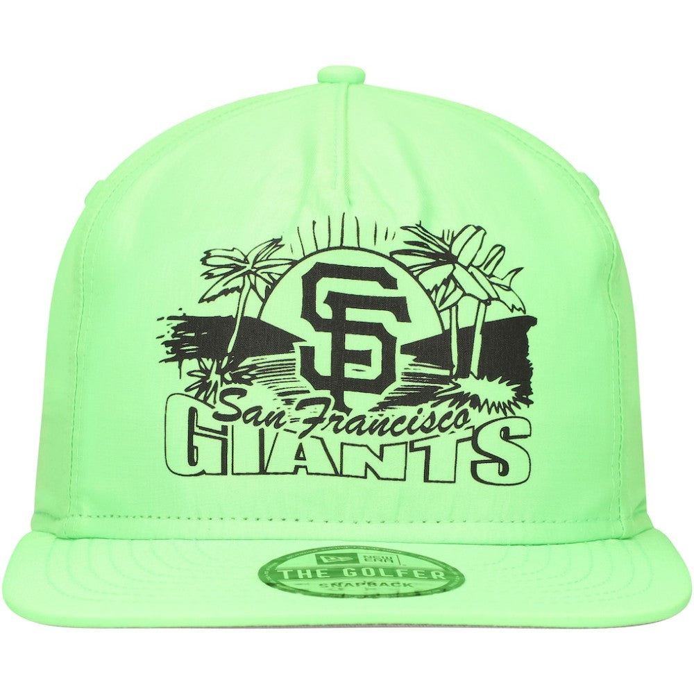 San Francisco Giants Neon Golfer Snapback Hat - Green | New Era