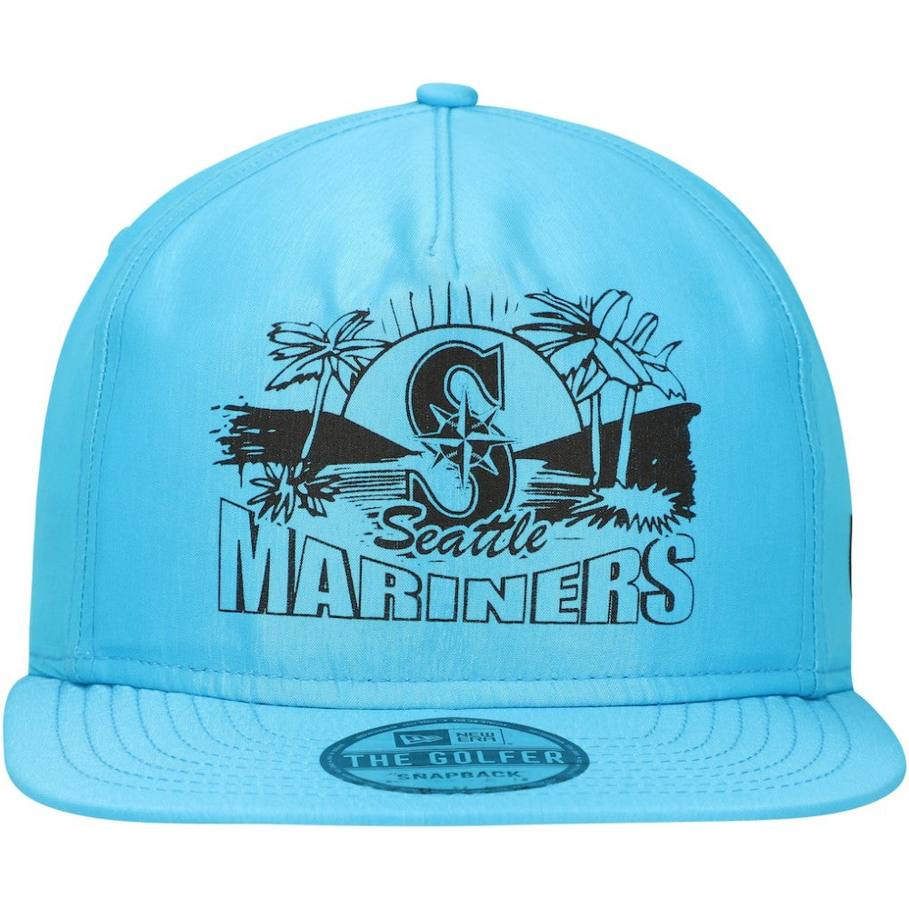 Seattle Mariners Neon Golfer Snapback Hat - Blue | New Era