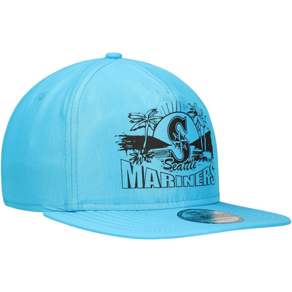 Seattle Mariners Neon Golfer Snapback Hat - Blue | New Era