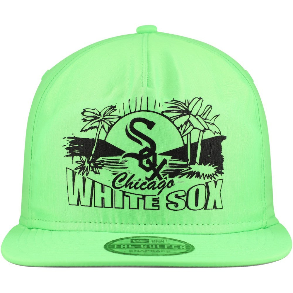 Chicago White Sox Neon Golfer Snapback Hat - Green | New Era