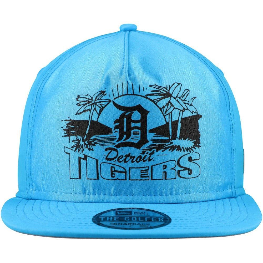 Detroit Tigers Neon Golfer Snapback Hat - Blue | New Era