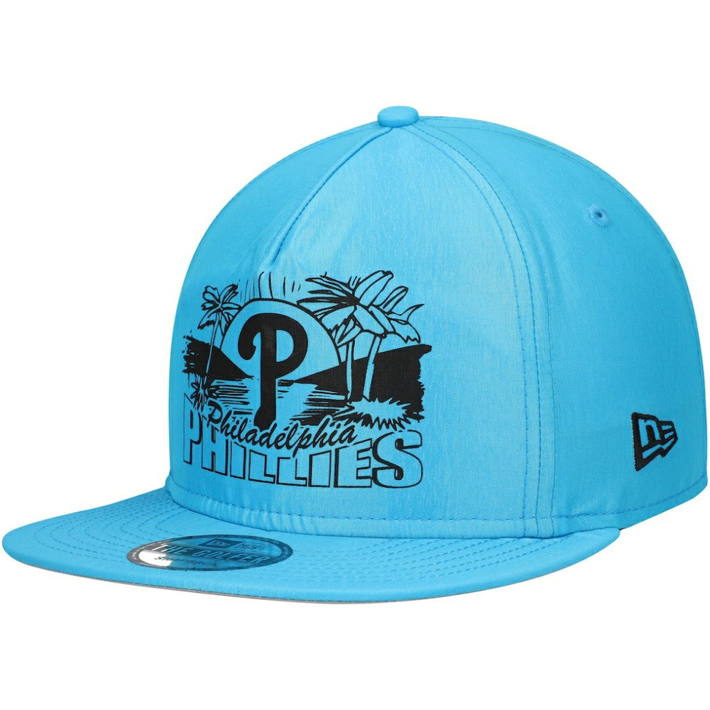 Philadelphia Phillies Neon Golfer Snapback Hat - Blue | New Era