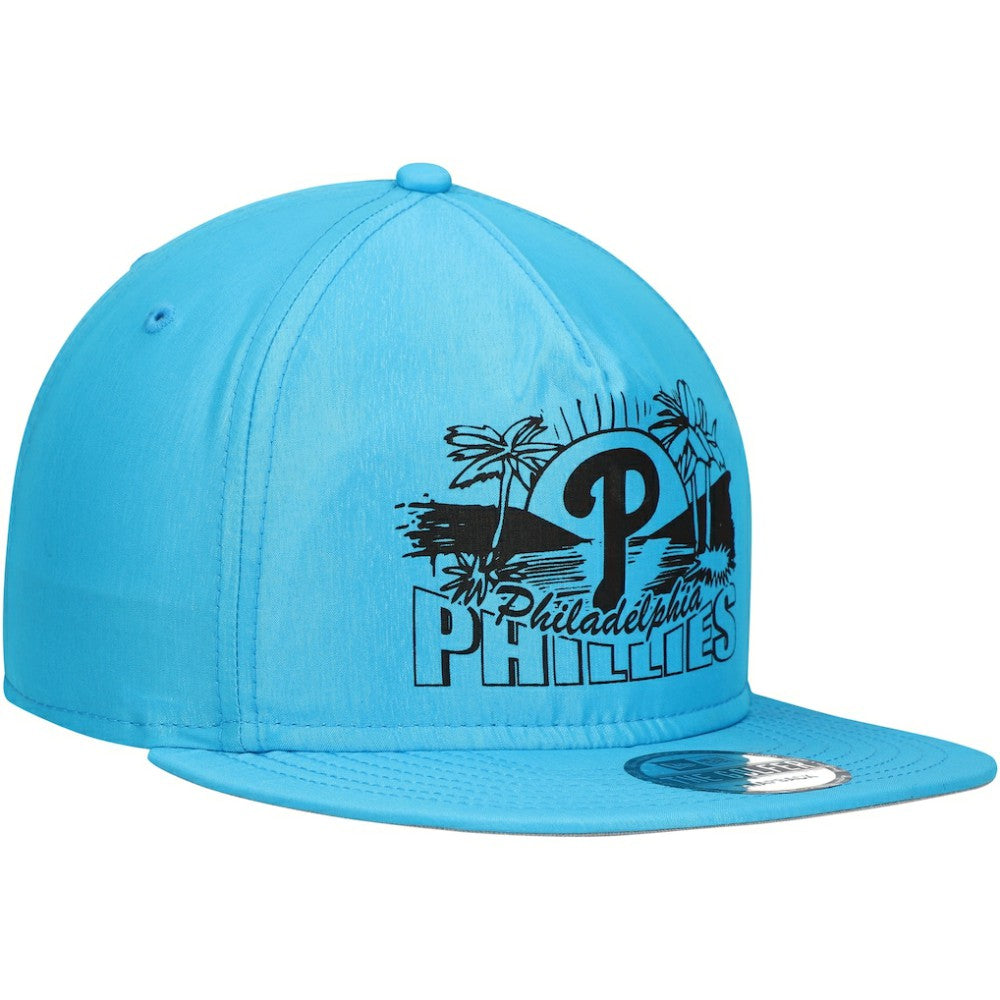 Philadelphia Phillies Neon Golfer Snapback Hat - Blue | New Era